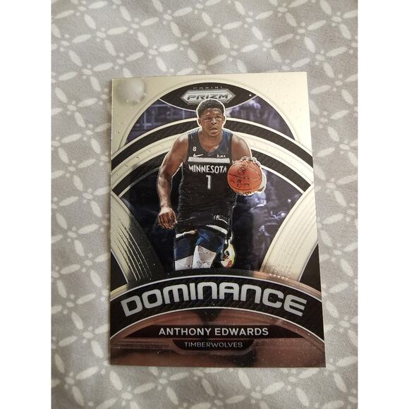 Anthony Edwards 2022-23 Panini Prizm #17 - Dominance - Minnesota Timberwolves - Picture 1 of 2